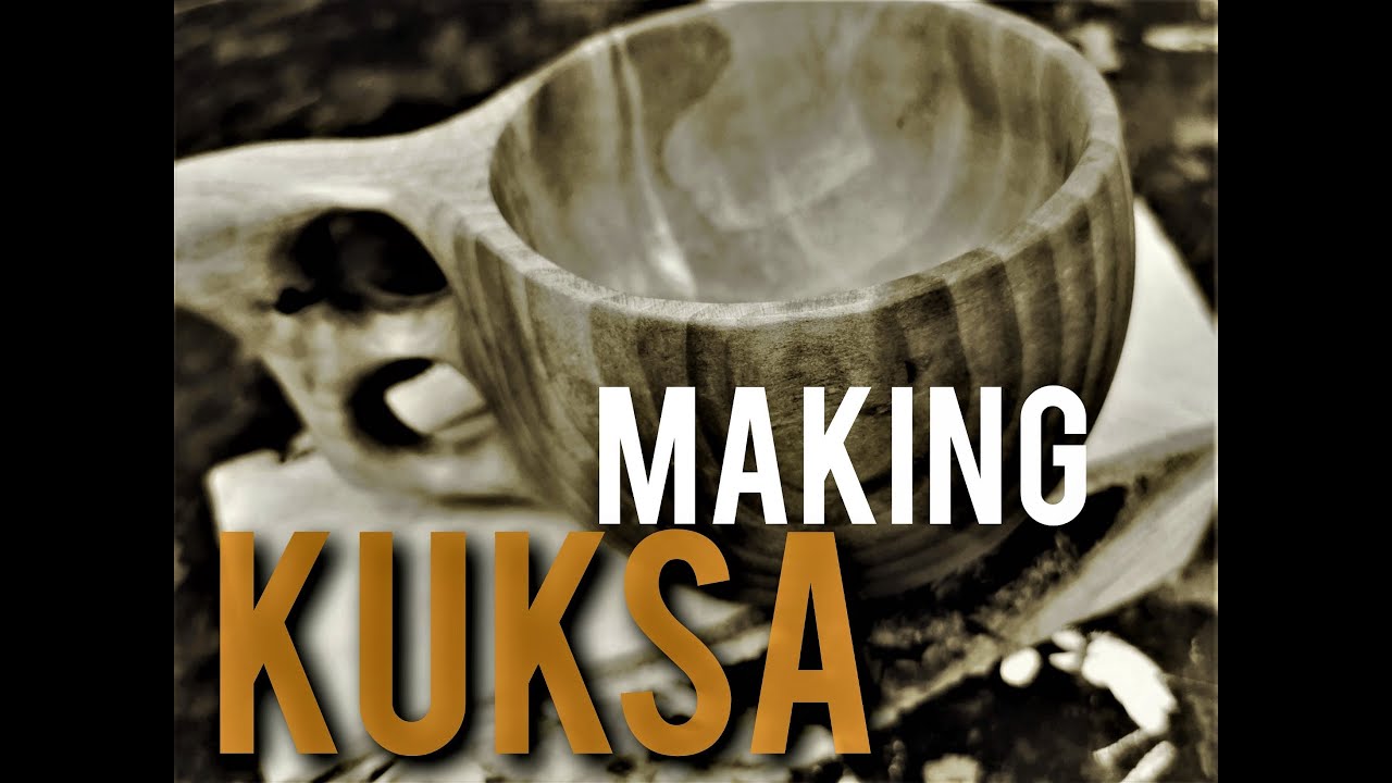 Kuksan valmistus koivupahkasta.