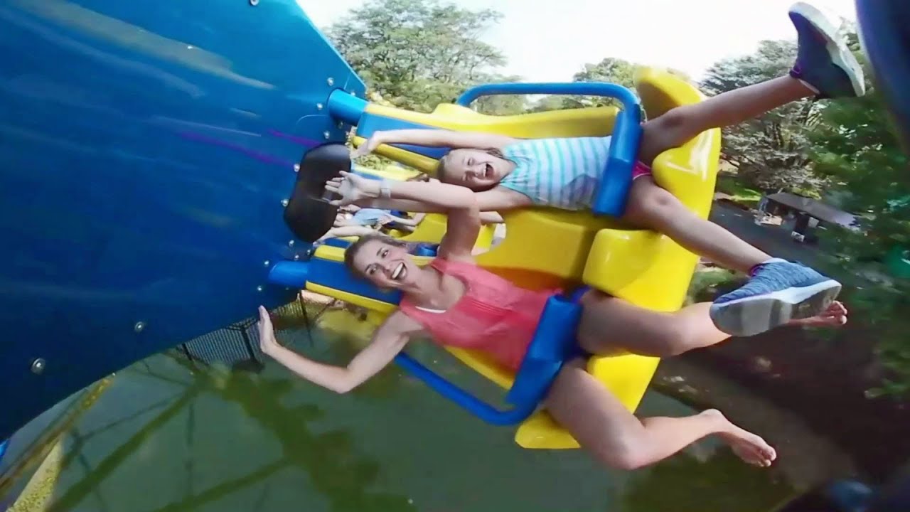 Merlins Mayhem horizon leveled front seat on-ride reverse ridercam HD ...