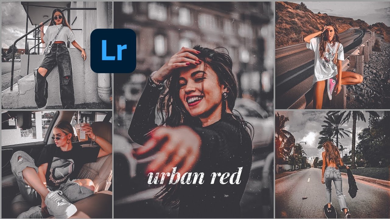 Urban dark red preset | lightroom mobile preset | urban red preset | red tone | tutorials tv