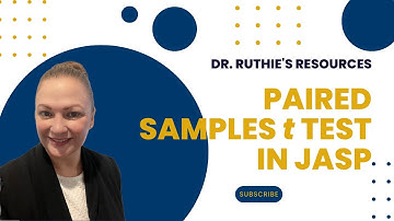 Paired Samples or Repeated Measures t Test JASP