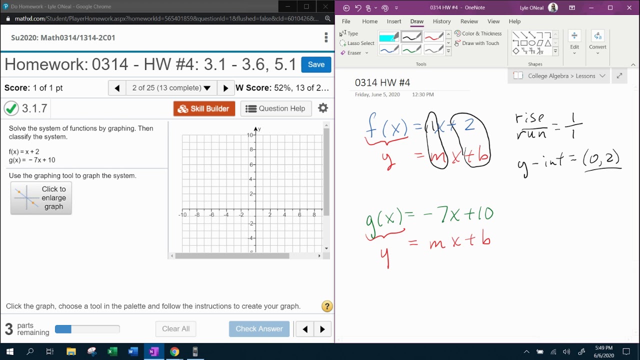 College Algebra Coreq - HW 4: Question 2 - MyLab Math - YouTube