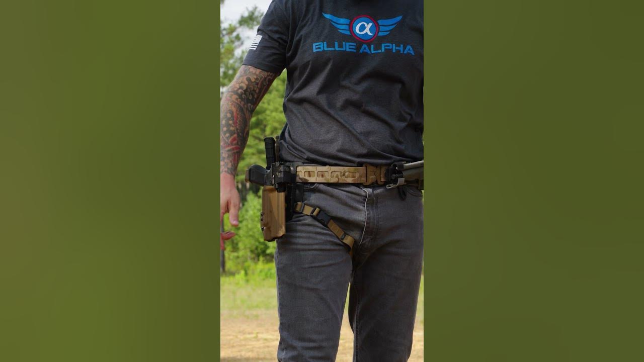 Blue Alpha CCW Fanny Pack