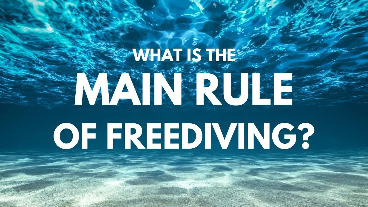 The main rule of freediving YouTube