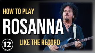 Rosanna - Toto | Guitar Lesson