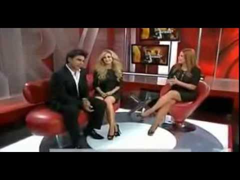 Aracely Arámbula and Jorge Luis Pila on Al Rojo Vivo