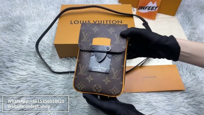 Got the new double phone pouch, hope it holds up : r/Louisvuitton