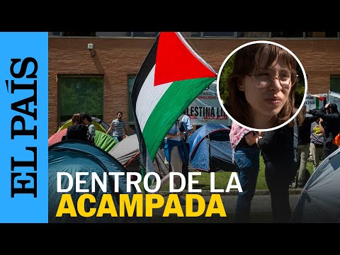 PALESTINA | Así es un día en la acampada de Madrid por Gaza: "Estaremos hasta que haga falta"