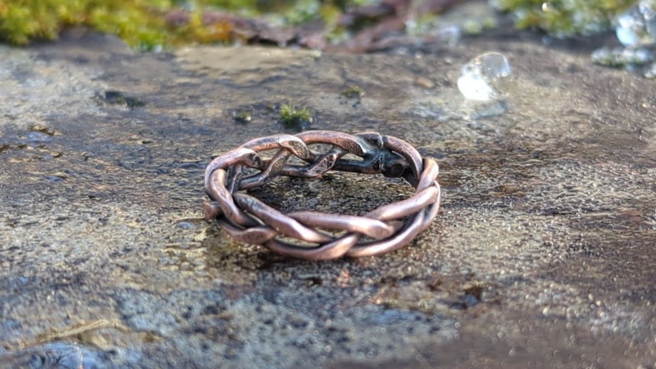Making a Copper Ring From Braided Wire