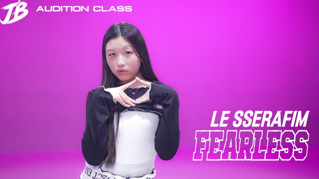 [키즈오디션반] LE SSERAFIM(르세라핌) - FEARLESS / student 이아인 - YouTube