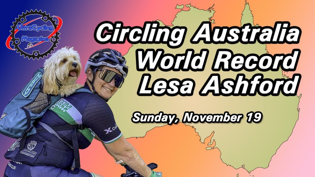 Australian Record Holder, Lesa Ashford, Guests on UltraCycling Magazine