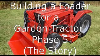 Building a Loader for a Garden Tractor  Phase 5: Hydraulics  (The Story)