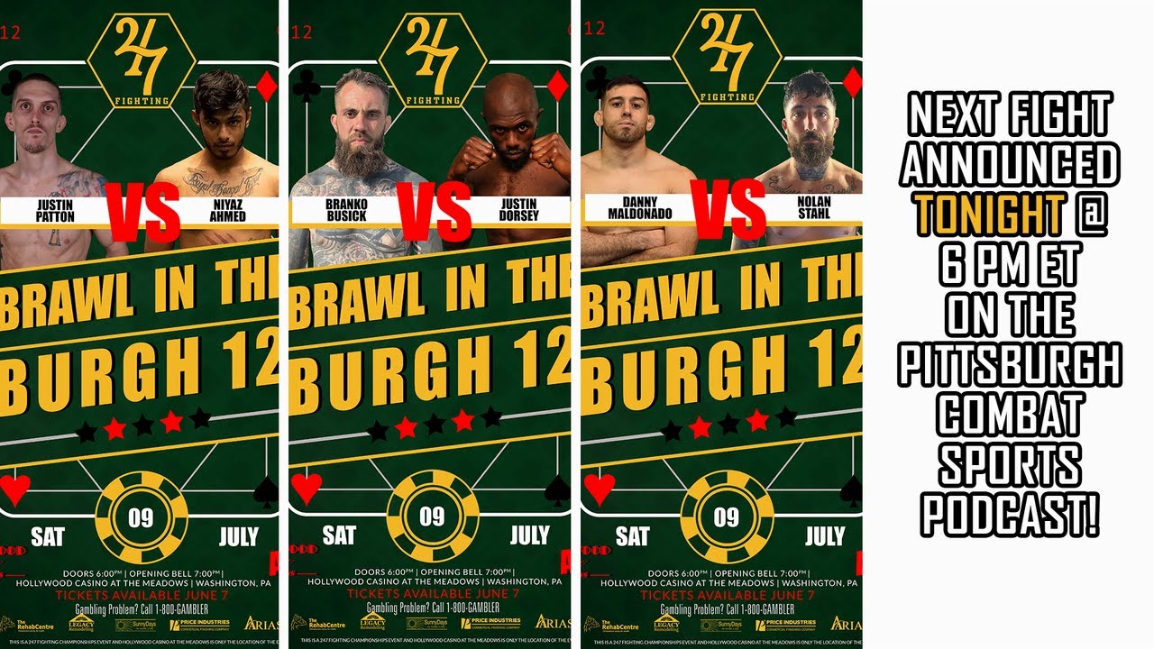 E38 - Huge Amateur Matchup Added to Brawl in the Burgh 12 (Both Fighters Join the Show!)