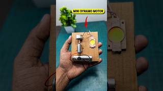 Mini Dynamo Motor DIY Project⚡️#ytshorts #youtubeshorts #experiment #diydynamomotor