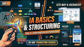 Day 4:Information Architecture Basics – Structuring Digital Content | 28-Day UI/UX Transition Course