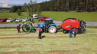 Předání Nonstop lisu Kubota FB 1000 a nahrabovače Agronic WR 600