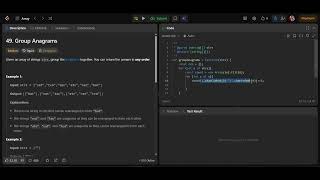 LeetCode_49: Group Anagrams | Frequency of characters Count + HashMap
