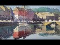 How to paint (EASY) water reflections - Full demo