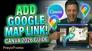 How to Add a Google Maps Link to Canva (2026 Interactive Guide)