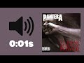 Can You Guess Pantera Song In 1 Second? Part 2 (Pantera Quiz)