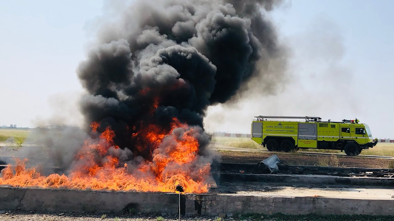 FULL SCALE EMERGENCY DRILL- AIRPORT AUTHORITY OF INDIA - BHAVNAGAR AIRPORT 2023