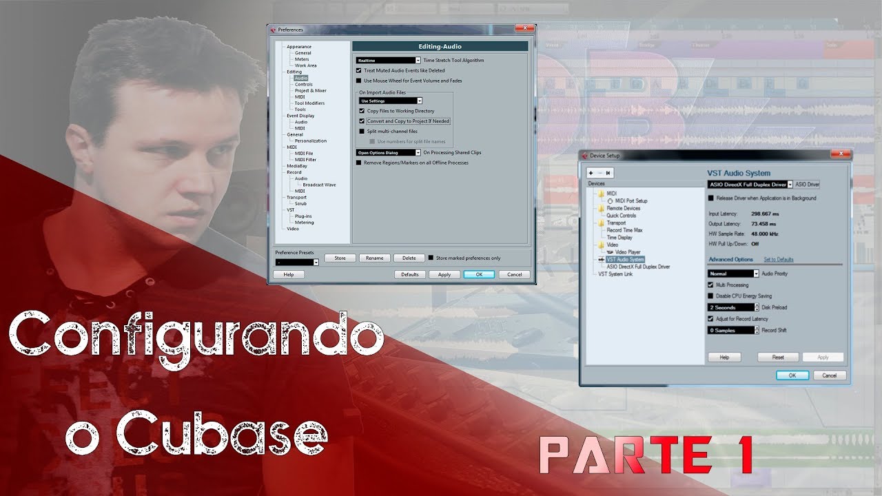 Configurando o Cubase - Parte 1 - YouTube