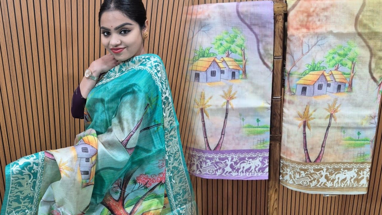 Semi Kosa Silk Digital Print Saree is Going Viral! | Latest Trending Saree Design 2026
