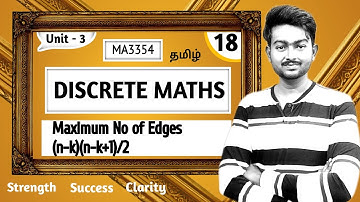 Toon aan dat het maximale aantal randen in een eenvoudige, onverbonden grafiek G met n hoekpunten...