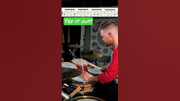 This drum groove just feels GREAT to play!