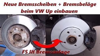 VW Up - Bremsscheiben und Bremsbeläge erneuern FS III Bremse Seat Mii Skoda Citigo