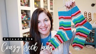Episode 218 / Its the best pattern for self striping yarn 🧦 🧶