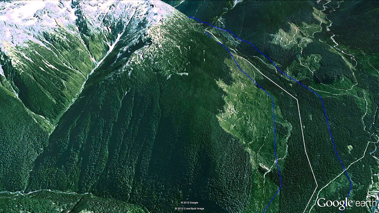 Google Earth depiction: NGP pipeline route