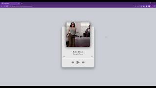 Modern design Music Player: A JavaScript Design Masterpiece | 2023