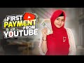 My first payment from youtube  first youtube earning     sadiya mimi