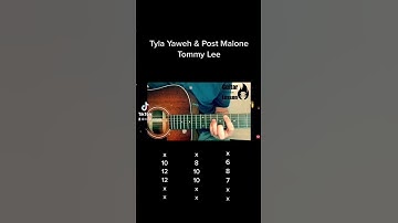 Thumbnail of Tyla Yaweh & Post Malone - Tommy Lee | Short Guitar Tutorial￼