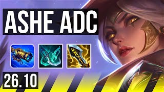 ASHE & Seraphine vs DRAVEN & Nautilus (ADC) | 49K damage | BR Grandmaster | 26.10