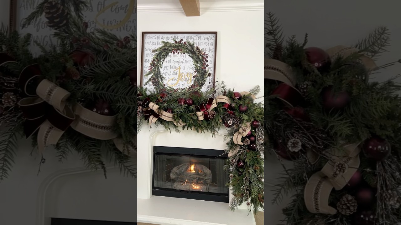 Christmas Mantel Inspo ❤️