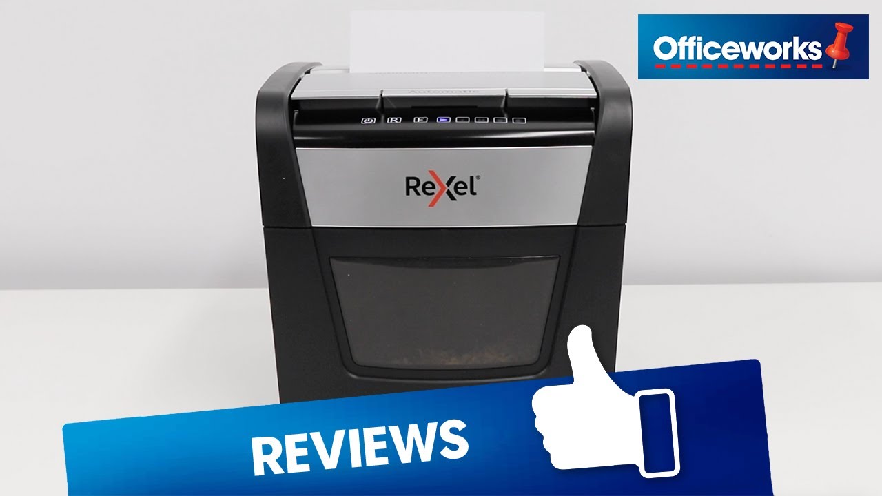 Rexel Optimum 45X Autofeed Shredder YouTube