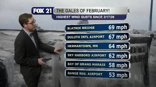 FOX 21 Weather: Wednesday Evening, February 18, 2026
