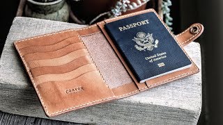 Making a Handmade Leather Travel Wallet