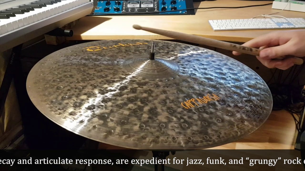 Turkish Cymbals Cappadocia Ride 22"