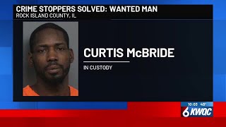 Crime Stoppers Solved: Man wanted in Rock Island County in custody