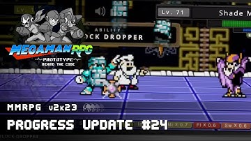 Star Field Battle vs Block Man w/ SFX | Dev Progress Update 24 | Mega Man RPG Prototype (v2k23)