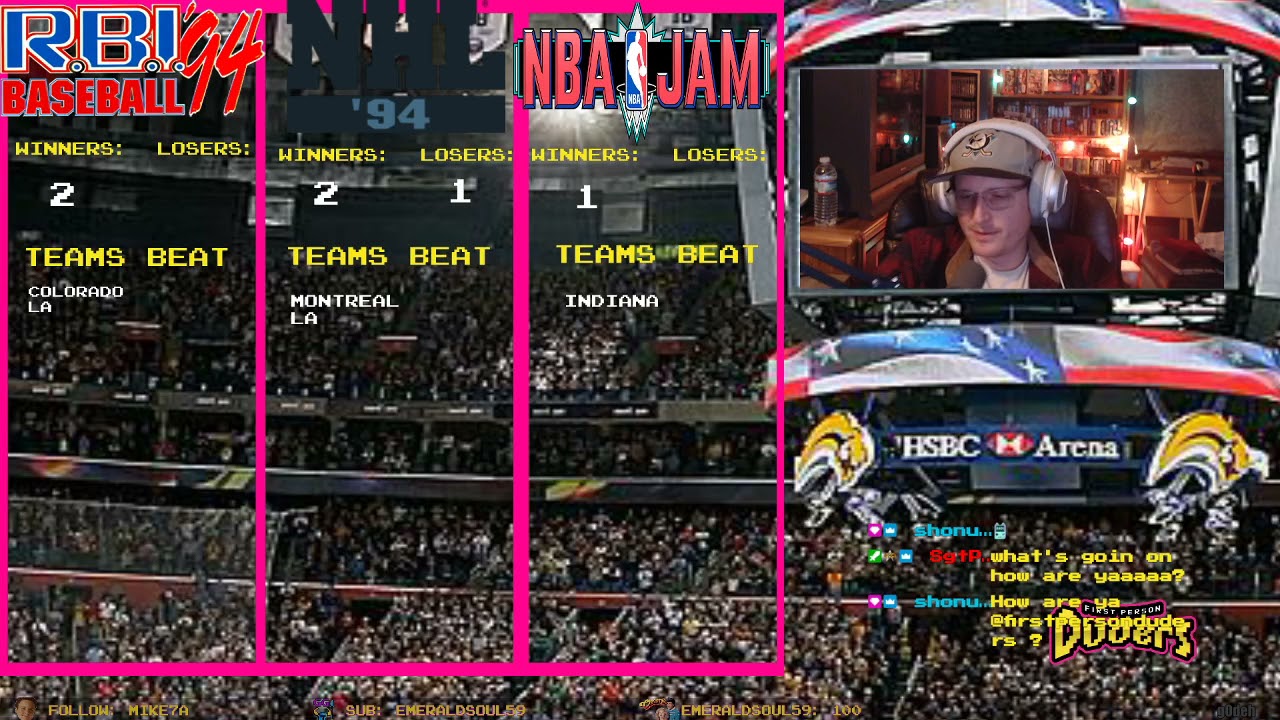 Retro Sports Challenge: RBI 94/NHL 94/NBA JAM- BEAT ALL TEAMS (Genesis)