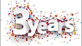 3 year anniversary!!