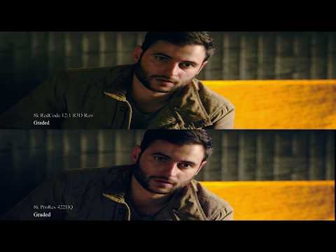 RED Epic-W 8k S35 ProRes 422HQ vs R3D RAW