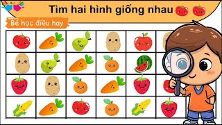 Trò chơi Tìm Hai Hình Giống Nhau - Trò chơi giúp bé rèn luyện trí nhớ #behocdieuhay screenshot 4