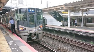 JR西日本 225系100番台 L8編成 普通 米原行き 膳所駅  石山駅  20220824