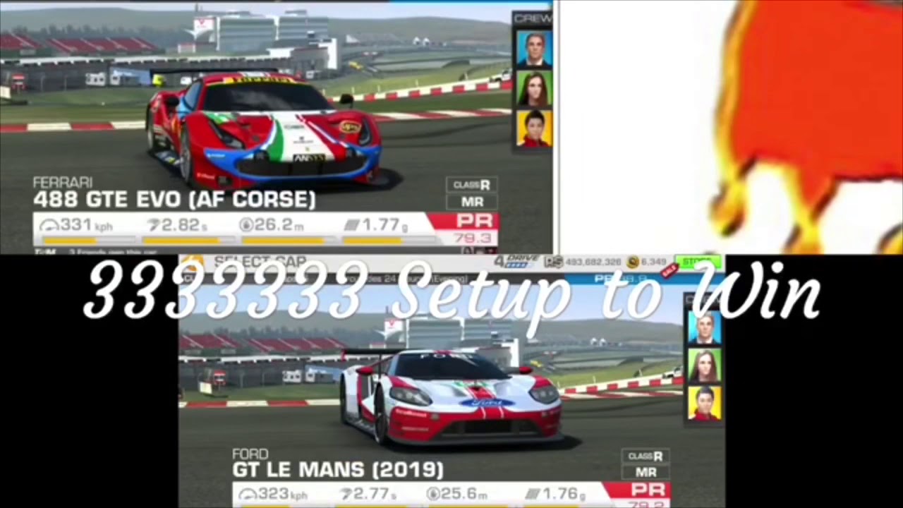 Real Racing 3 Race Day Ferrari 488 Gte Evo Af Corse Ford Gt Le Mans 2019 Winning Costs Etc