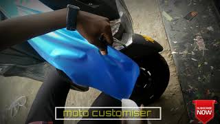 2018 Honda Dio Color Wrapmodification Stickers Tenkasi