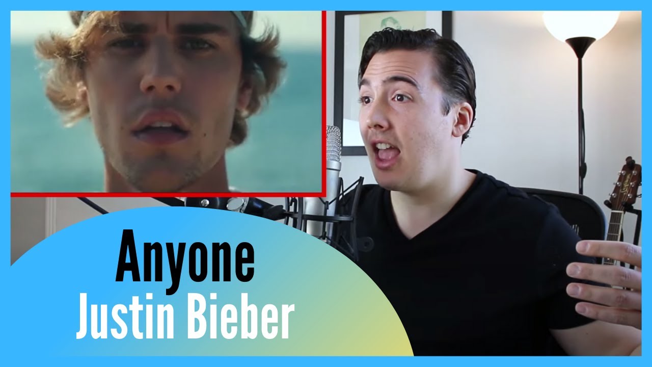 Vocal Coach Reacts to Justin Bieber Singing "Anyone" YouTube